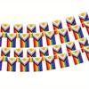 Intersex-Inclusive Progress Rainbow String of Flags Gay Pride LGBT Party Decorations