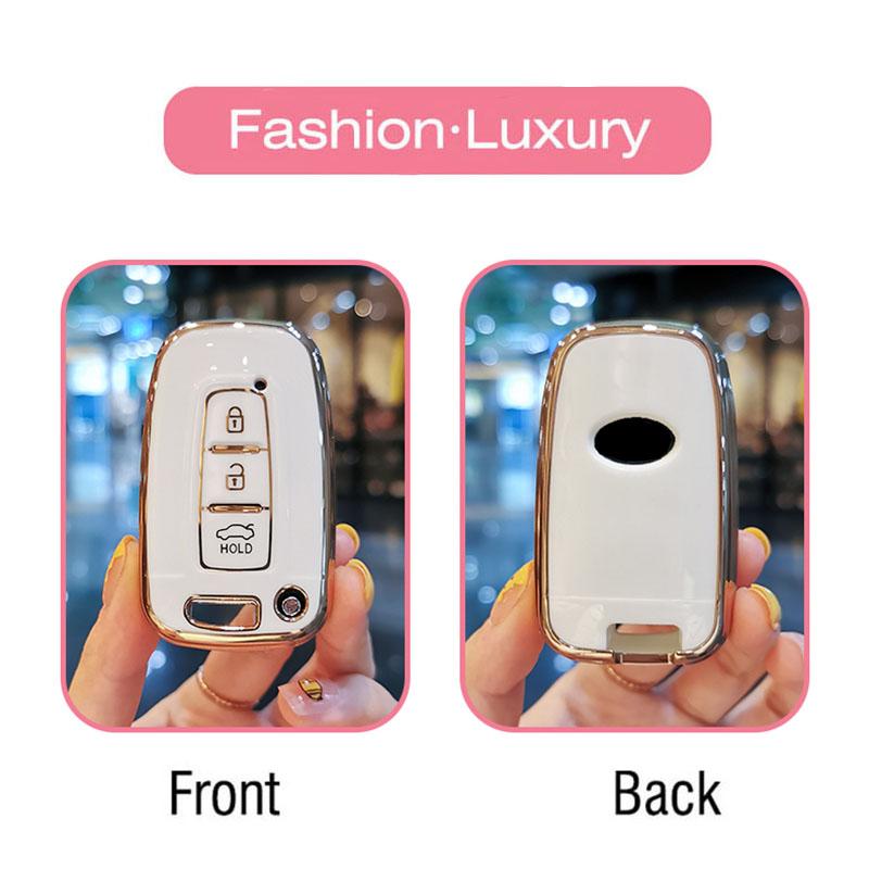 Чехол для смарт-ключа, брелок 3 4 кнопки для Hyundai IX35 Elantra Sonata 8 9 для Kia Sportage K5 K2 Sorento Optima Forte 2011-2016