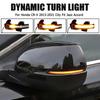 2PCS For Honda CRV 2013-2025 Accord Fit GK5 XRV Dynamic LED Side Door Wing Turn Signal Light Mirror Indicator Lamp Blinker