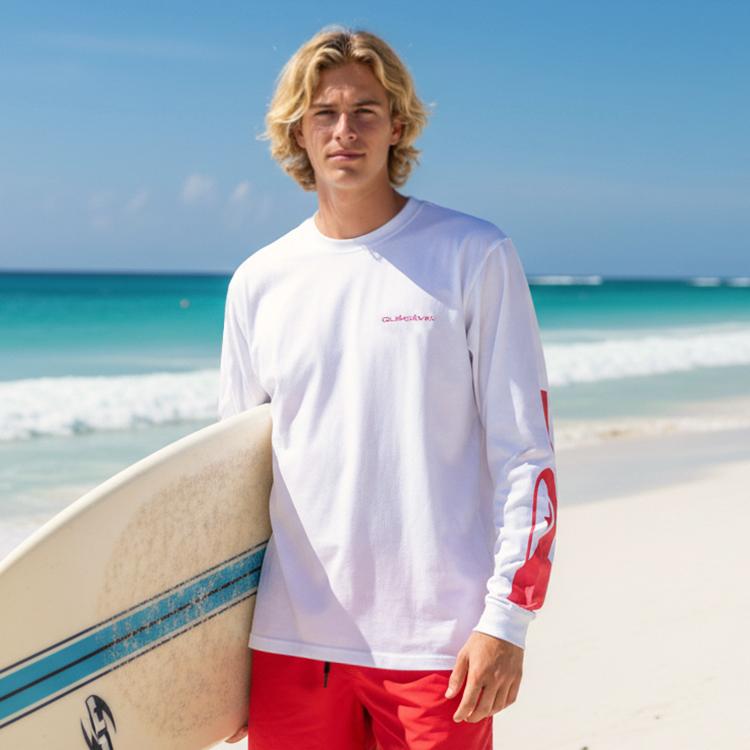 Мужская свободная рашгард QUIKSILVER Qs1153Wmt