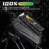 1PC  Bike Bag 2L Frame Front Tube Cycling Bag Bicycle Waterproof Phone Case Holder 7.2Inches Touchscreen Bag Accessorie