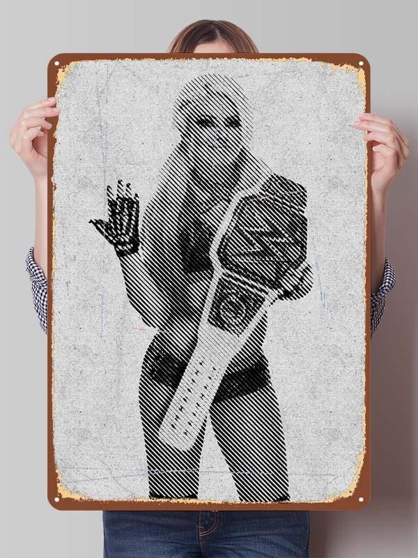 Bayley Alexa Bliss Metal Signs Wrestler Posters Room Decor Items Aesthetic Decoration Living Room Vintage Metal Plate Wall Art