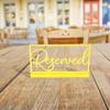 Акриловая табличка «Зарезервировано» Универсальная многоцелевая табличка для резервирования стола для свадебного торжества, ресторана, офиса, деловых мероприятий