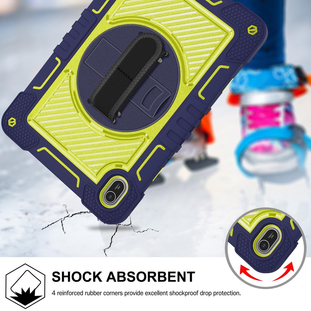 Чехол для планшета Huawei MatePad SE 11 2024, силиконовый + ПК, противоударный чехол с подставкой и плечевым ремнем