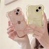 3D мультяшный маленький медведь прозрачный чехол для телефона для iPhone 11/12/13/14/15/16/17 PRO MAX