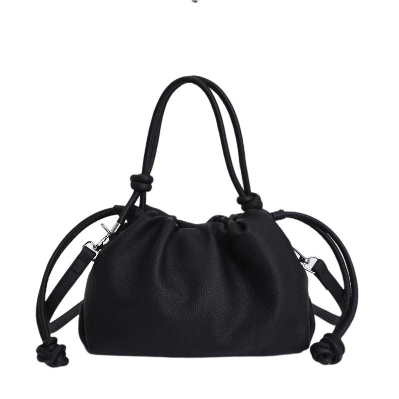 IELGY Korean Style All-Match Underarm Pleated Cloud Bag Trendy Commuter Shoulder Messenger Bag