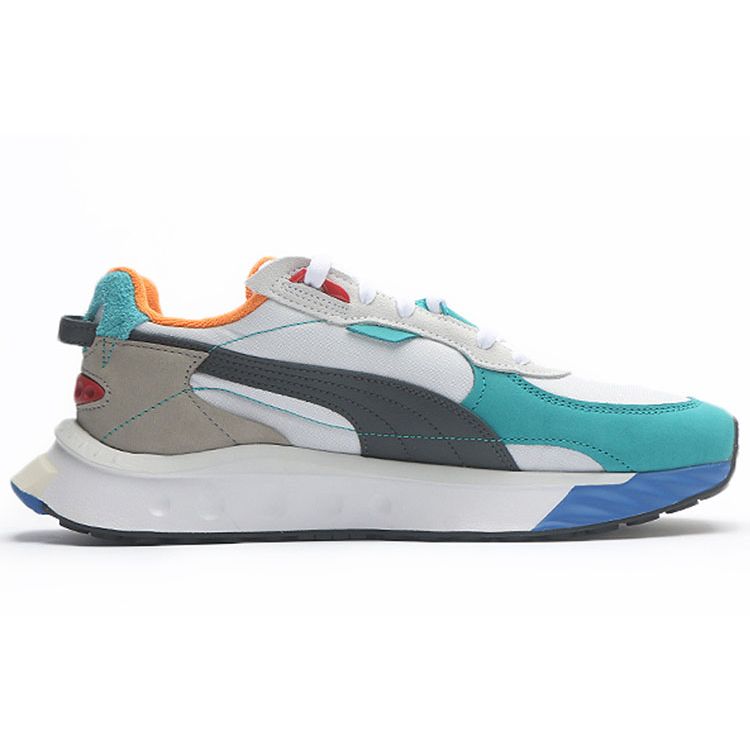 Puma Wild Rider Layers - White Viridian Green Men Sneakers 380697-02