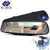 Car Dvr Mirror Dash Cam Dual Len Rear View FHD 1080P Auto Dashcam Video Recorder Registrator