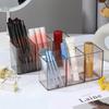 Держатель для кистей для макияжа Органайзер для макияжа Коробка для хранения косметики Помада Карандаш для бровей Подставка для дисплея Акриловая прозрачная коробка