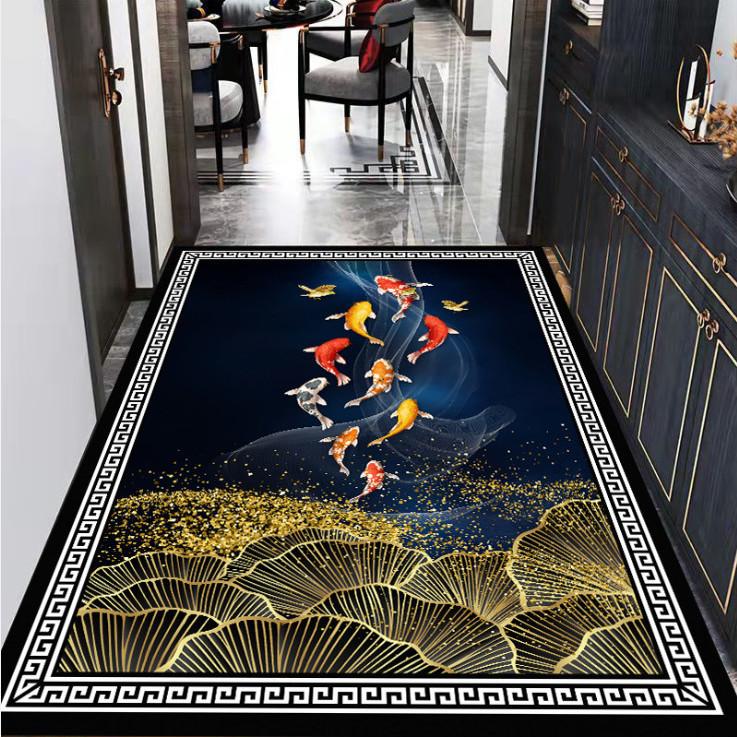 Ковер с бабочками и цветами, весенний ковер с принтом для гостиной, спальни, домашний декор, ковер для коридора, комнаты, кухни, напольный коврик, нескользящий