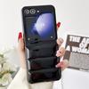 Для Samsung Z Flip Чехол-пуховик с покрытием Мягкий ударопрочный чехол для Samsung Galaxy z flip 4 Z Flip3 Чехол для телефона однотонный