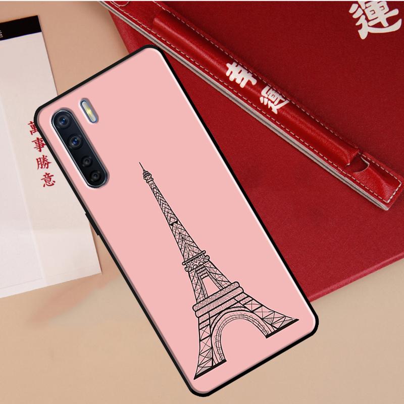 Чехол Paris Eiffel Tower для Oppo A40 A78 A54 A74 A94 A17 A57 A77 A76 A16 A96 A18 A60 A80 A38 A58 A98 A15 A5 Pro