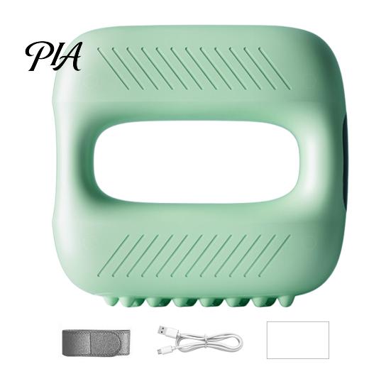 Lower Limb Relaxation Device Mini Electric Fascia Massager, Portable Muscle Massage Ring with LCD Display, Adjustable Wireless Leg Vibration Massager