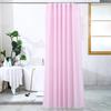PEVA Waterproof Shower Curtain Mildew Bathroom Solid Curtain Wave Window Tulle Home Luxury with Hooks  Heavy S Fold Wavy Shower