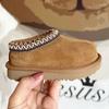 Winter Kids Genuine Cow Leather Snow Boots New Design Toddler Fur Slippers Classic Ultra Mini Girls Boy Baby Low-top Warm Shoes