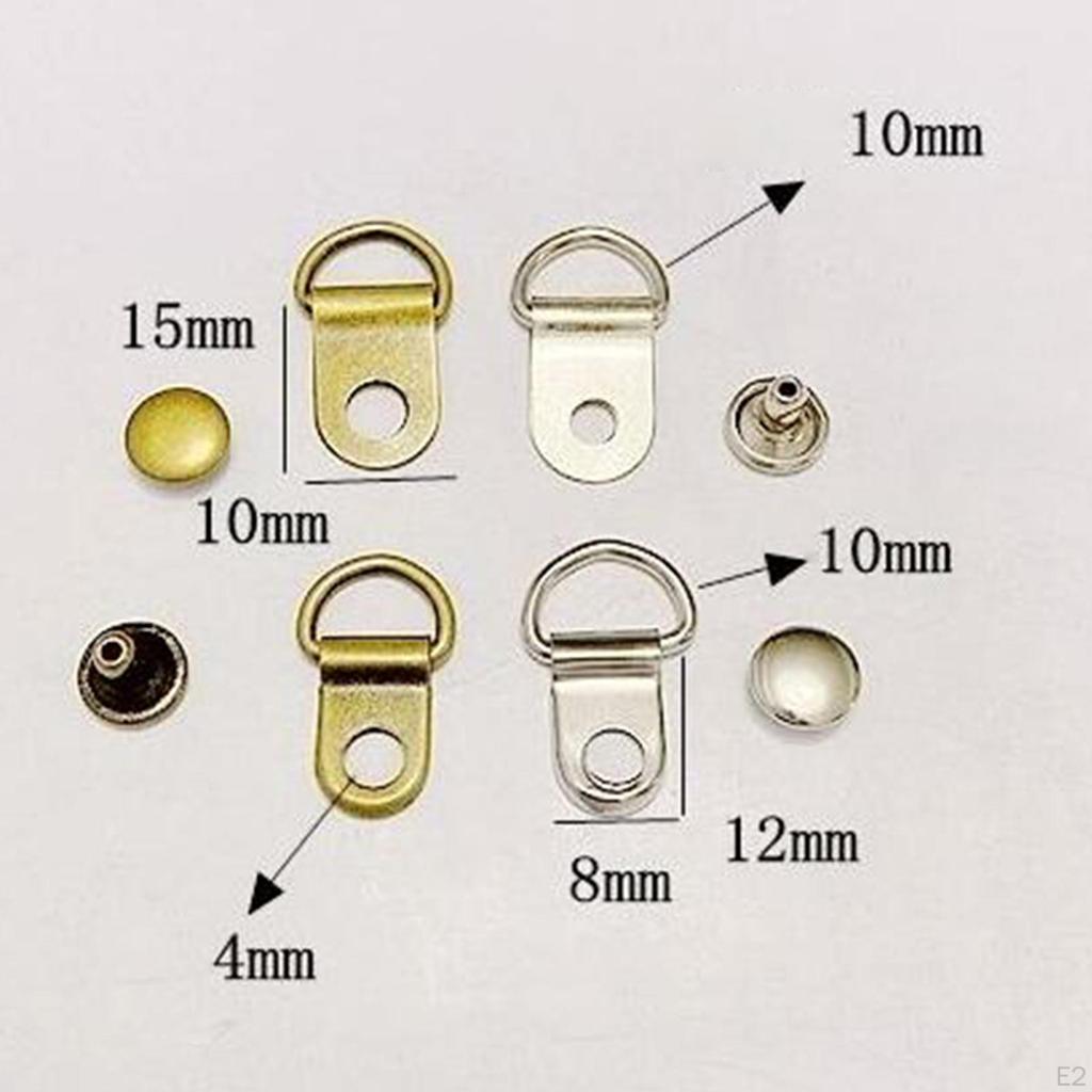 Boot Lace Hooks Eyelet Repair crafts D Ring Buckle for Mountaineering Shoes Camping Outdoor