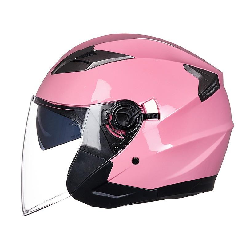 GXT G708 Dual-Lens Half Helmet Adult Motorbike Scooter Riders ABS Safety With 3C Certification