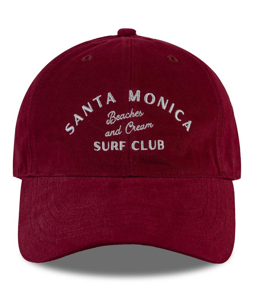 Кепка-бейсболка Bichiseuaenkeulim Santa Monica Хлопковая - Бордовый