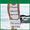 Dress Tank Womens Summer Sleeveless Casual Round Neck Tunic Dress With Pocket Baggy Stripe Beach Sundress Swimsuit Bikini Coverup