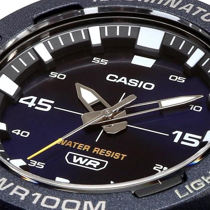 Casio CASIO Стандартные Аналоговые Кварцевые Часы со Светодиодной Подсветкой MW-620H-2AV Мужские Темно-синие MW-620H-2AV