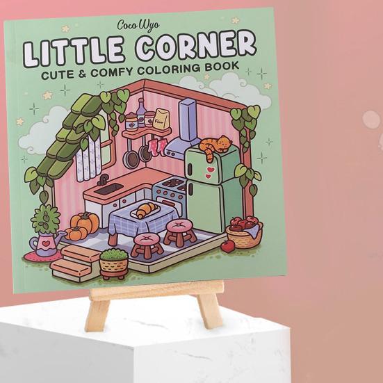 Раскраска Портативный размер Симпатичный странный дизайн Односторонние страницы Печать книги с высоким разрешением Разнообразный