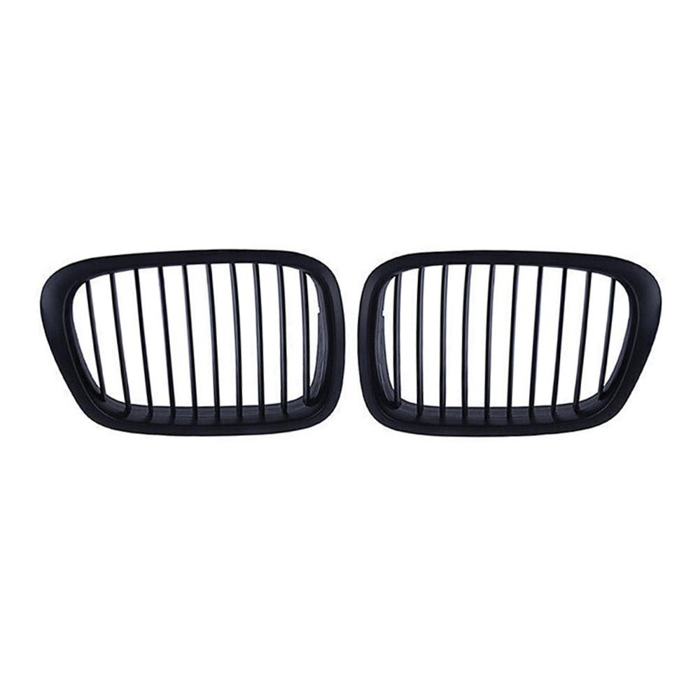 For BMW 5 Series E39 1999-2003 Single/Double/Diamond Style Front Bumper Racing Grille Kidney Mesh Grill Car Replacement