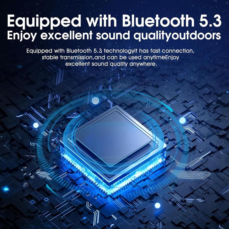 Уличный магнитный Bluetooth-динамик Беспроводной портативный мини-дорожный стереодинамик с RGB-подсветкой и держателем для телефона для iOS