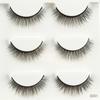 3 Pair Waterproof Handmade Mink Hair Thick Eye Lash Extension  3D Mink Natural Long False Eyelashes