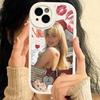 Чехол для телефона Singer S-Sabrina C-Carpenter для IPhone 11 12 13 14 15 16 Pro Max Mini Plus Мягкий кожаный чехол