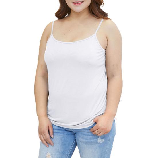 Летний женский жилет больших размеров, однотонный свободный топ на бретельках