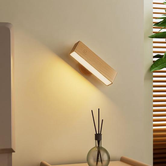 Светодиодная лампа, настенный светильник на батарейках с дистанционным управлением, плавная регулировка яркости, без мерцания, перезаряжаемый настенный светильник, лампа для чтения