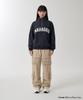 MAHAGRID Arch Logo Applique Half Zip-Up Sweatshirt Navy(Mg2Fsmm444A)