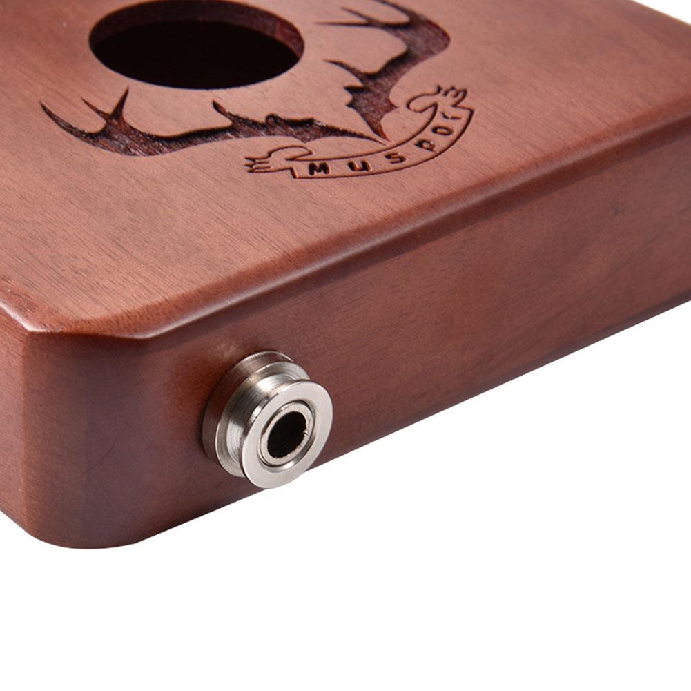 Kalimba EQ Kalimba Pickup Thumb Piano With Bag 17 Key