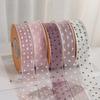 Polka Dots Print Polka Dots Ribbon Party Decoration Chiffon Lace Ribbon Flower Tie Ribbon  Gift