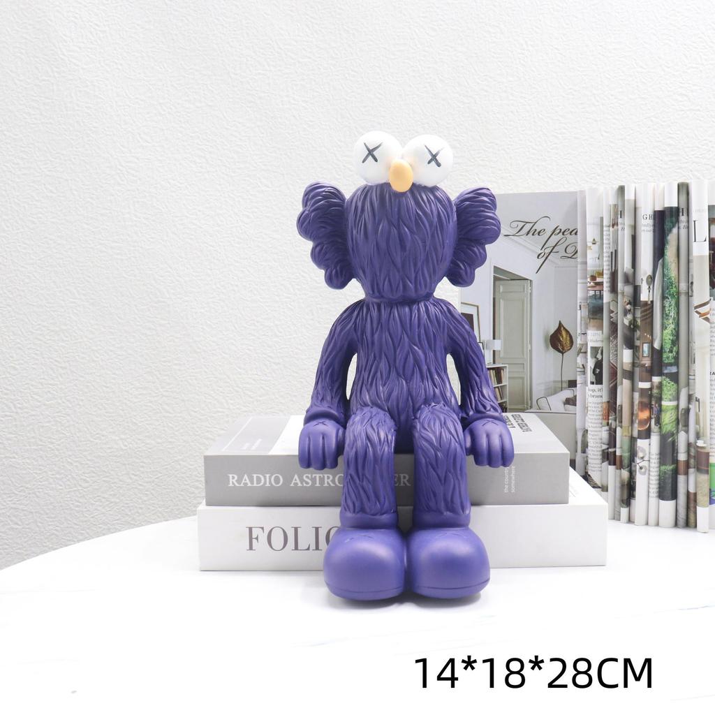 KAWS Sesame Street Bear Sculpture for Home or Hotel Decoration