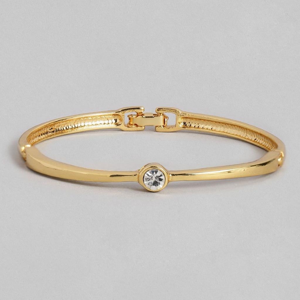 Женский браслет Estele Gold Plated Solitaire с заклепками