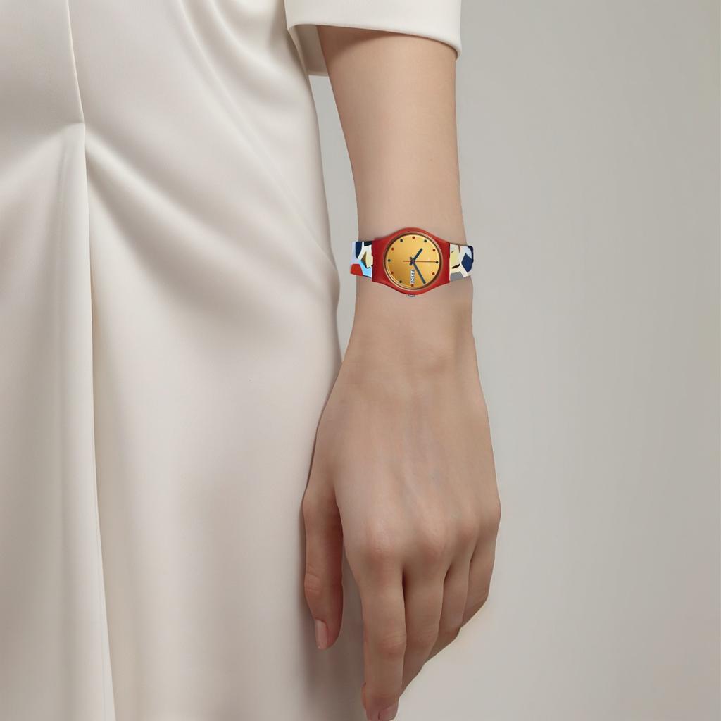 Swatch Женские Желтые Часы GR708 GR708