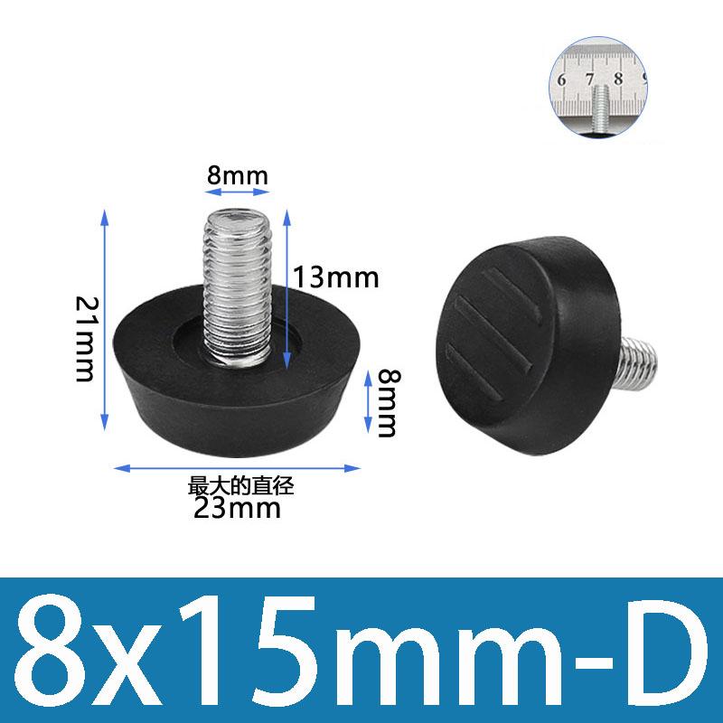 2Pcs Height Adjustable Leveling Chair Leg Feet Furniture Mat Screw-in Base Sofa Bed Cabinet Table Floor Protector M6 M8 M10