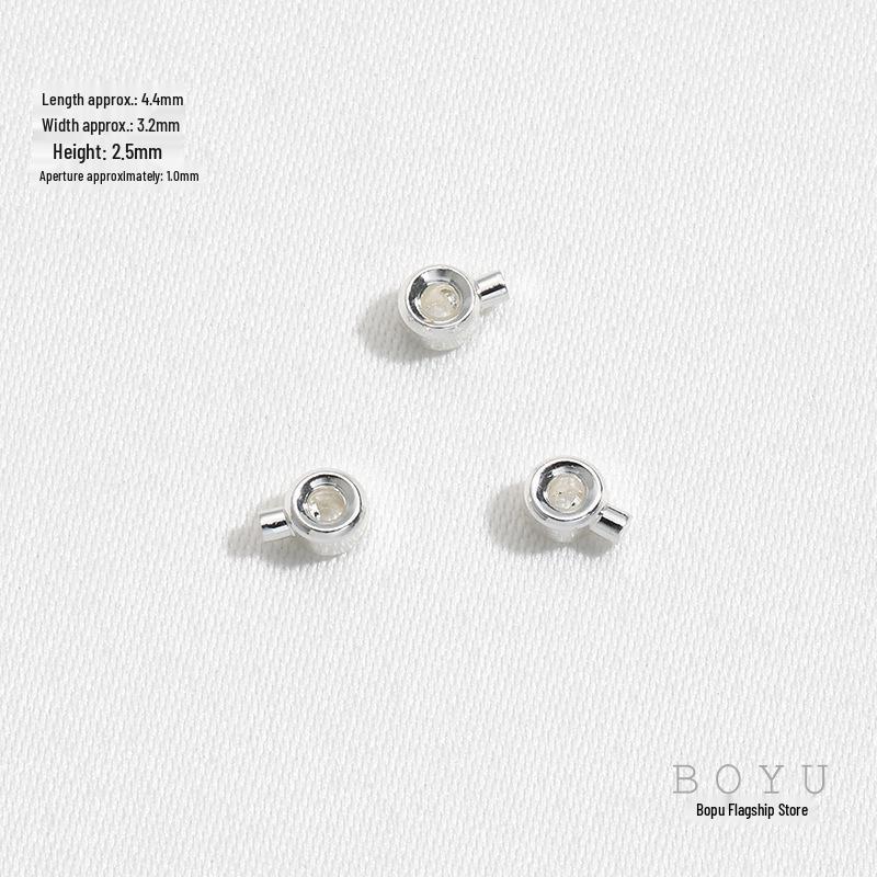 Застежка-зажим с позиционированием из 14-каратного золота для DIY жемчужного ожерелья - Защищающая цветная наконечник для бусин