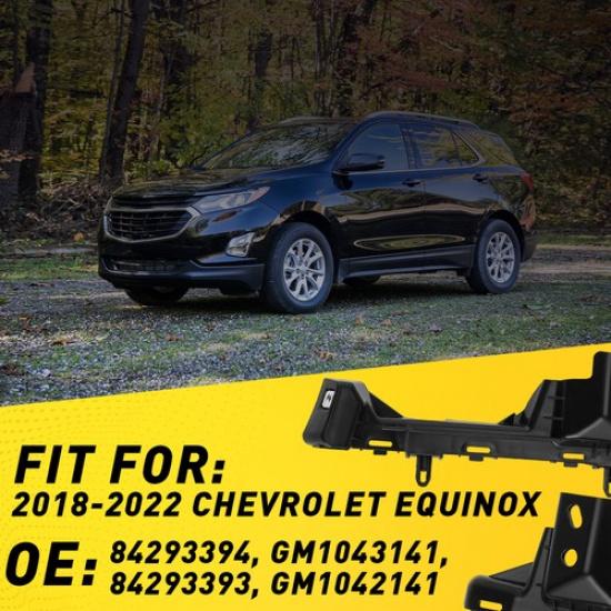 Set of 2 Bumper Retainer Bracket For 2018- Chevrolet Equinox Left Right Side