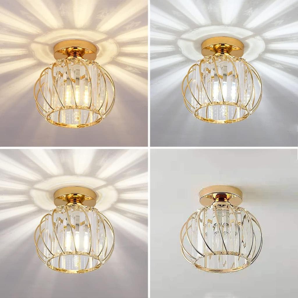 Loiogohot Ceiling Light, Stylish Entryway Light, Hallway Light, Compatible with E26 Bulbs, 4-Tatami Size, Stylish Nordic Indoor Lighting Fixture,