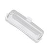 Plastic Butter Dish With Lid Transparent Cover Butter Keeper Container  For Countertop