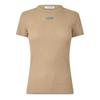 Lacoste Womens/Ladies Ribbed Fleece Crew Neck T-Shirt