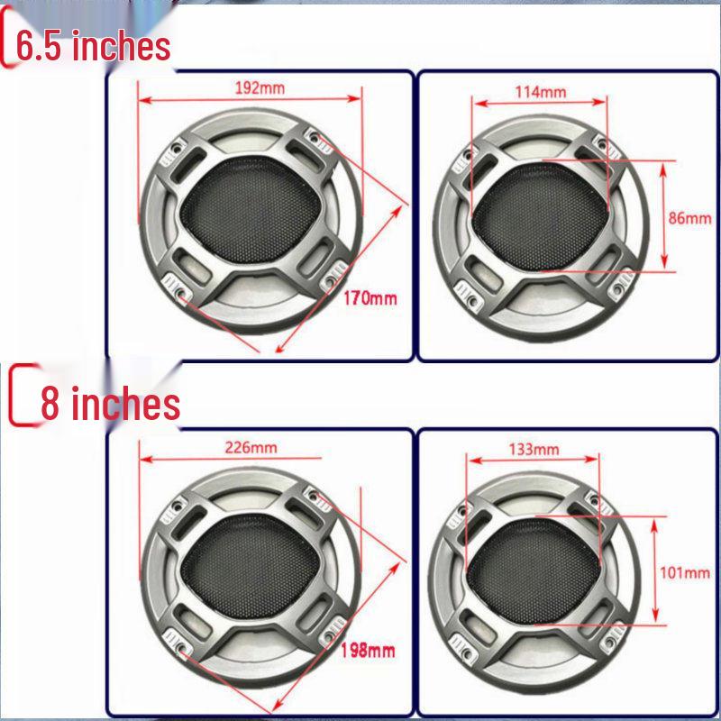 Пылезащитная металлическая сетка для динамиков (рупоров) 3-12 дюймов с утолщенным краем