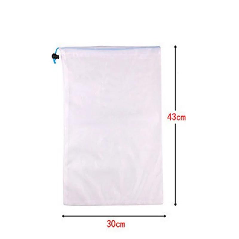 Многоразовые сетчатые пакеты для продуктов — моющиеся пакеты для продуктов — 12 красных маленьких размеров (8 дюймов х 12 дюймов) Прозрачные сетчатые пакеты для хранения фруктов, овощей, игрушек