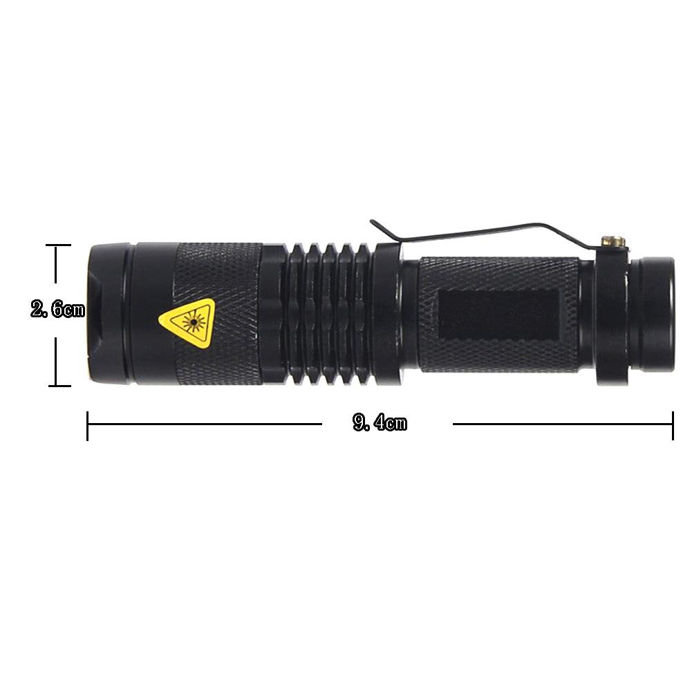 850nm LED Aluminium Alloy Infrared Zoom Flashlight IR Night Vision Hunting Torch