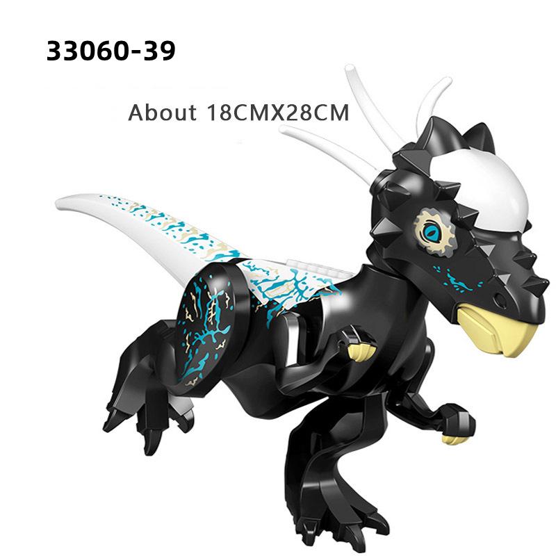 28 см Огромный Раптор Карнотавр Строительные блоки Динозавр Кирпичи Тираннозавр T-Rex Собрать Детские игрушки Детский подарок Рождественские подарки