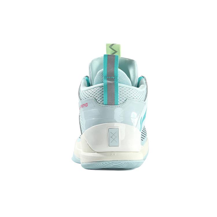 Li Ning Raid Амортизирующие Низкие Баскетбольные Кроссовки Мужские Серый Зеленый ABAR115-3