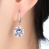 Lady Elegant Fashion Noble Zircon Crystal Dangle Drop Earrings For Women Jewelry Dainty Boucle Mujer Brincos