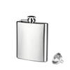 7oz Stainless Steel Pocket Hip Flask Whiskey Liquor Screw Cap